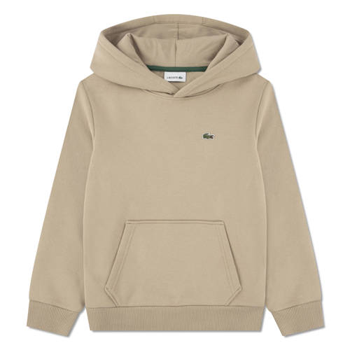 Lacoste hoodie zand Sweater Beige Effen