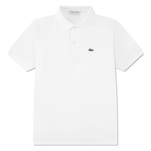 Lacoste pique polo wit Jongens Katoen Polokraag Effen - maat 152 afbeelding