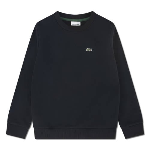 Lacoste sweater zwart Effen - maat 140 | Sweater van Lacoste afbeelding