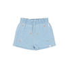 Little Dutch denim regular waist gebloemde short blauw