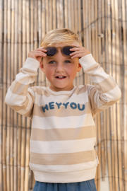 thumbnail: Little Dutch gestreepte sweater zand