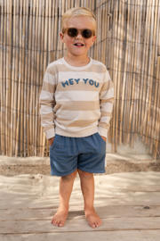 thumbnail: Little Dutch gestreepte sweater zand