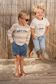 thumbnail: Little Dutch gestreepte sweater zand
