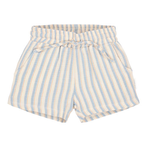 Little Dutch gestreepte casual short lichtblauw Korte broek Jongens Katoen - maat 104 afbeelding