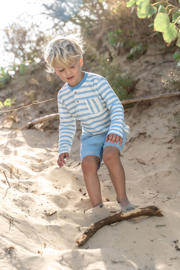 thumbnail: Little Dutch gestreepte longsleeve lichtblauw