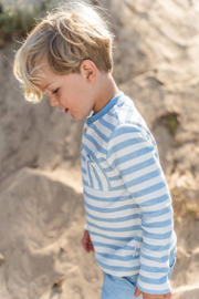 thumbnail: Little Dutch gestreepte longsleeve lichtblauw
