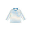 Little Dutch gestreepte longsleeve lichtblauw