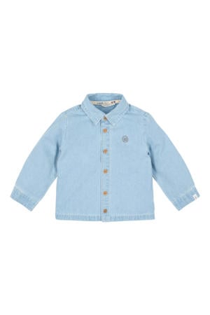denim overhemd blauw