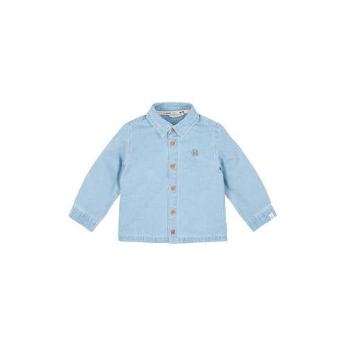 Little Dutch denim overhemd blauw Effen - maat 80 | Overhemd van Little Dutch afbeelding
