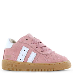 suède sneakers roze