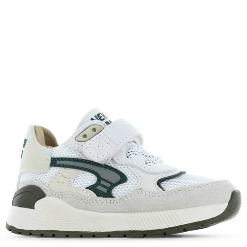 Shoesme sneakers beige/wit/groen Meisjes Suede - maat 28 afbeelding