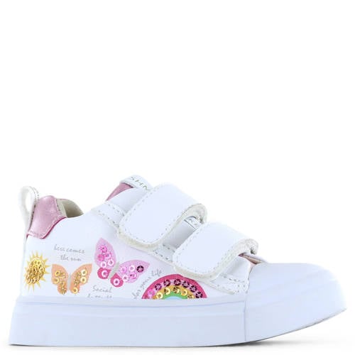 Shoesme sneakers wit/roze Meisjes Imitatieleer - maat 23 afbeelding