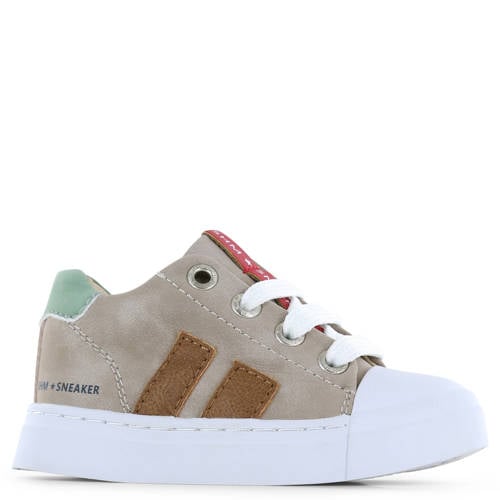Shoesme leren sneakers taupe Bruin Jongens Imitatieleer Meerkleurig - maat 25 afbeelding