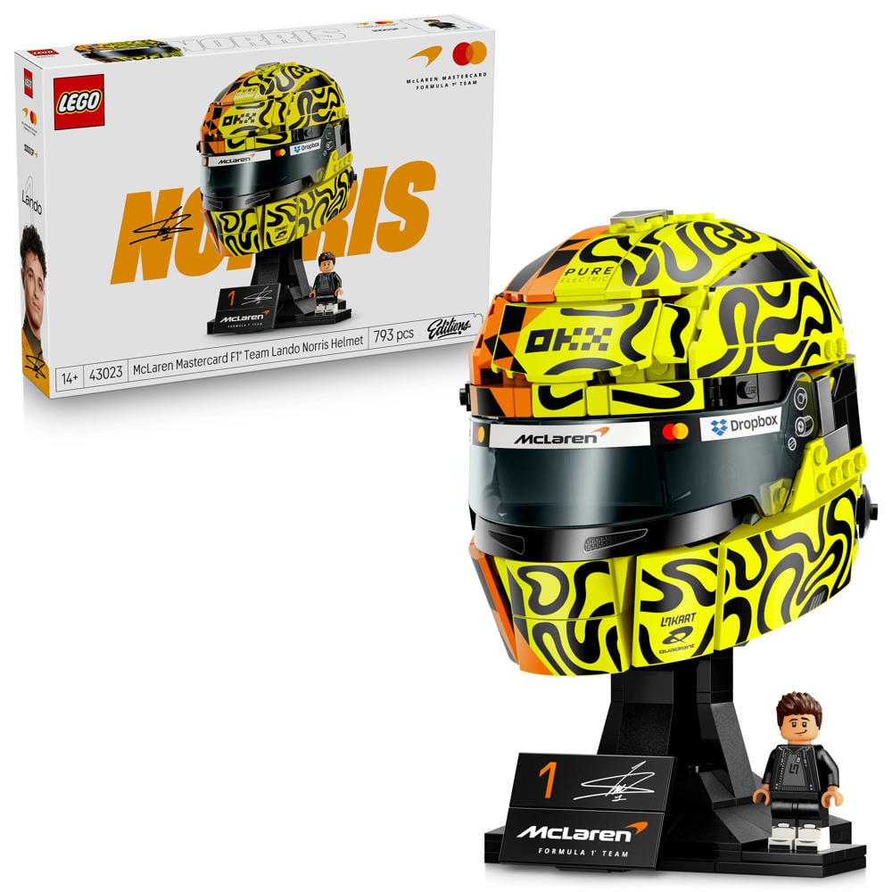 LEGO Editions Formula 1 McLaren Mastercard F1 Team Helm van Lando Norris Set 43023