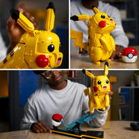 thumbnail: LEGO Pokémon Pikachu en Pokéball Bouwpakket voor Volwassenen 72152