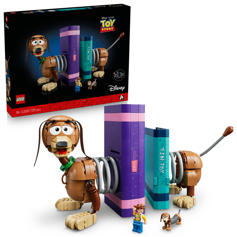 LEGO Disney Pixar Toy Story Slinky Hond Boekensteunen Bouwpakket 43301