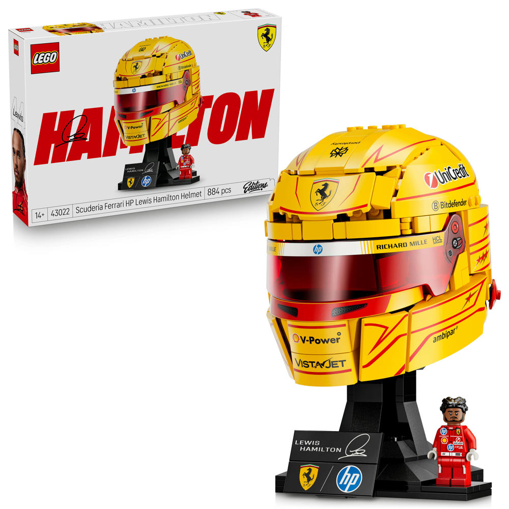 LEGO Editions Vehicles Scuderia Ferrari HP Helm van Lewis Hamilton Set 43022
