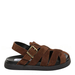 Jmamba suède sandalen donkerbruin