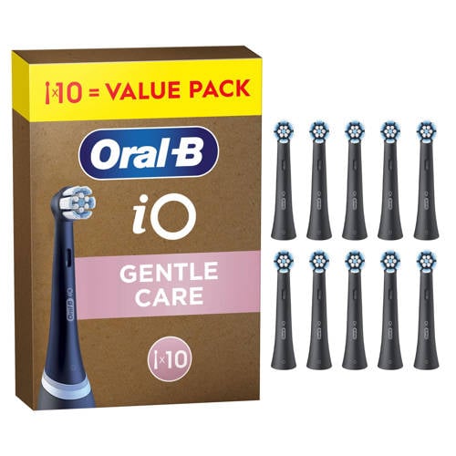 Oral-B iO Series Gentle Care Zwart - 10 stuks Opzetborsteltjes afbeelding