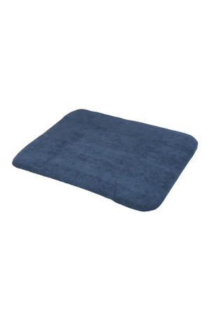 badstof aankleedkussenhoes 75x85cm uni indigo