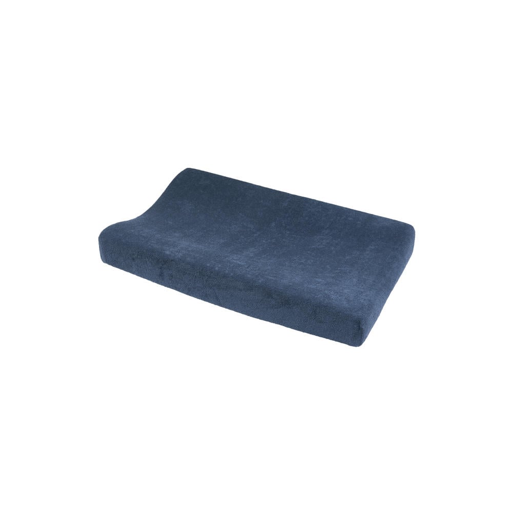 Meyco badstof aankleedkussenhoes uni indigo