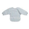 Meyco Fat Stripe Mouwslab - Jeans Blue