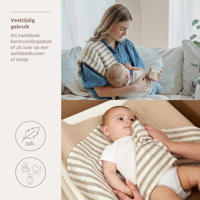 thumbnail: Meyco hydrofiele pre-washed swaddle Fat Stripe (set van 2)