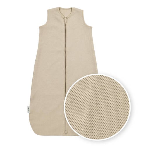 Meyco Studio Collection Classic Baby Slaapzak - Sand - 1.0 TOG Babyslaapzak Beige 90 cm afbeelding