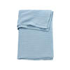 Meyco pre-washed hydrofiele baby wieglaken uni Jeans Blue