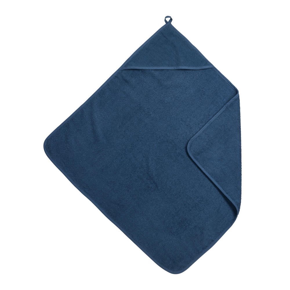 Meyco Uni badcape - badstof - indigo - 75x75cm
