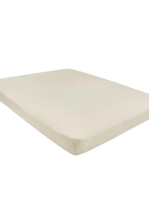 uni hoeslaken boxmatras - soft sand - 75x95cm