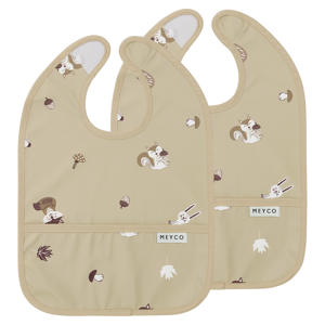 Forest Animals Slab Met Opvangbakje - Sand - 2-pack