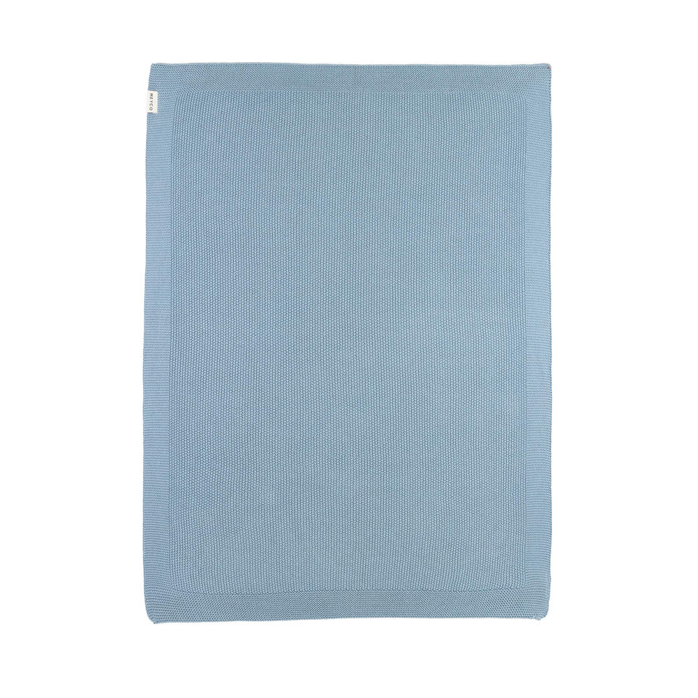 Meyco ledikant deken Mini Relief Jeans Blue