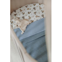 thumbnail: Meyco ledikant deken Mini Relief Jeans Blue