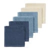 Meyco Uni monddoekjes - badstof - 30x30cm - 6-pack