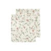 Meyco hydrofiel pre-washed washandje Flower (set van 2)
