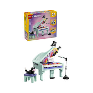 Piano met kat 31392