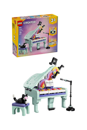 Piano met kat 31392