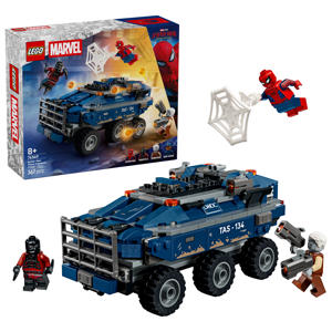 Spider-Man achtervolging van gevangenistransport 76349 