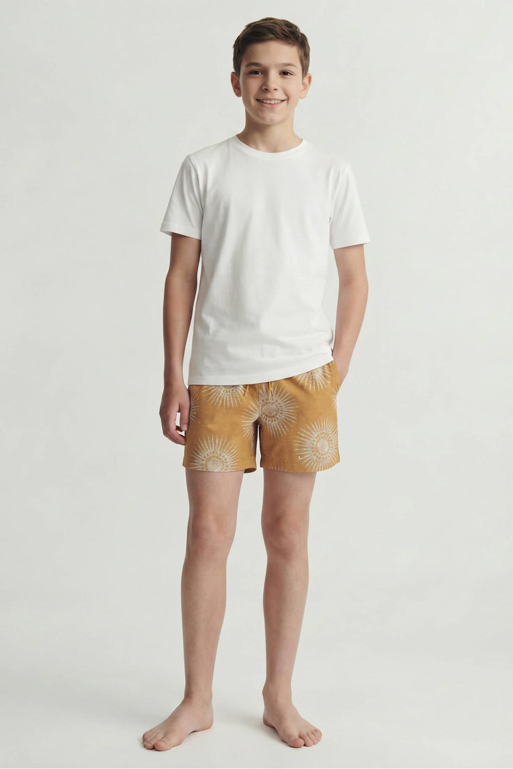 JACK & JONES JUNIOR zwemshort geel