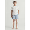 JACK & JONES JUNIOR zwemshort lichtblauw/geel