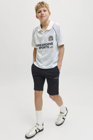 regular sweatshort zwart