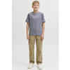 JACK & JONES JUNIOR T-shirt met backprint grijsblauw