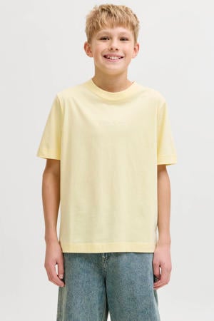 T-shirt lichtgeel