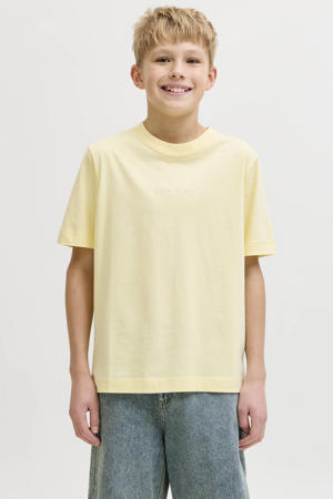 T-shirt lichtgeel