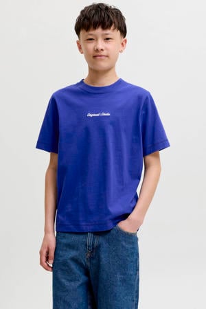 T-shirt hardblauw