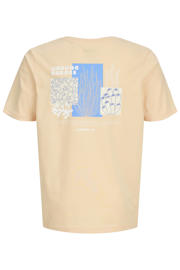 thumbnail: JJ REBEL JUNIOR T-shirt met backprint oranje