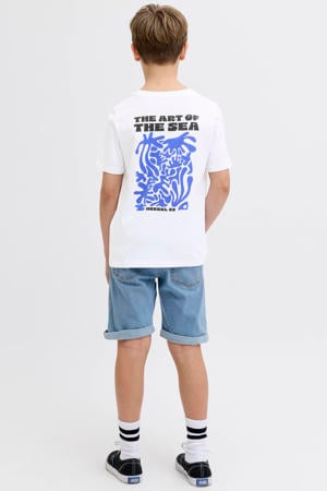T-shirt met backprint wit