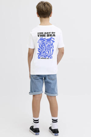 T-shirt met backprint wit