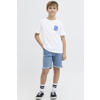 JJ REBEL JUNIOR T-shirt met backprint wit